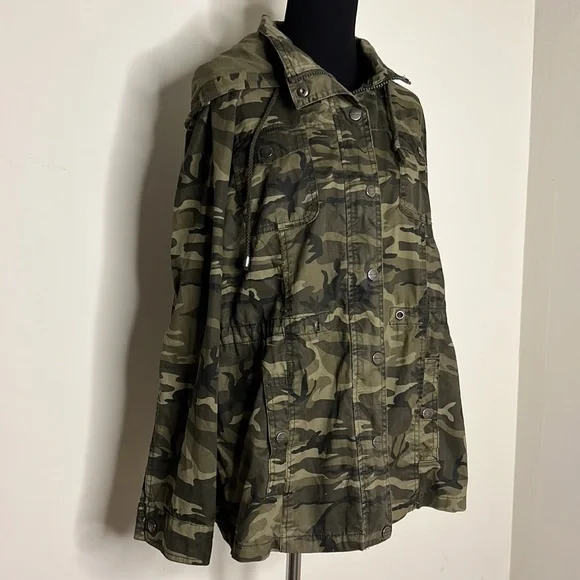 ASHLEY BT 26 INTERNATIONAL Camo Utility Jacket L - Picture 3 of 7